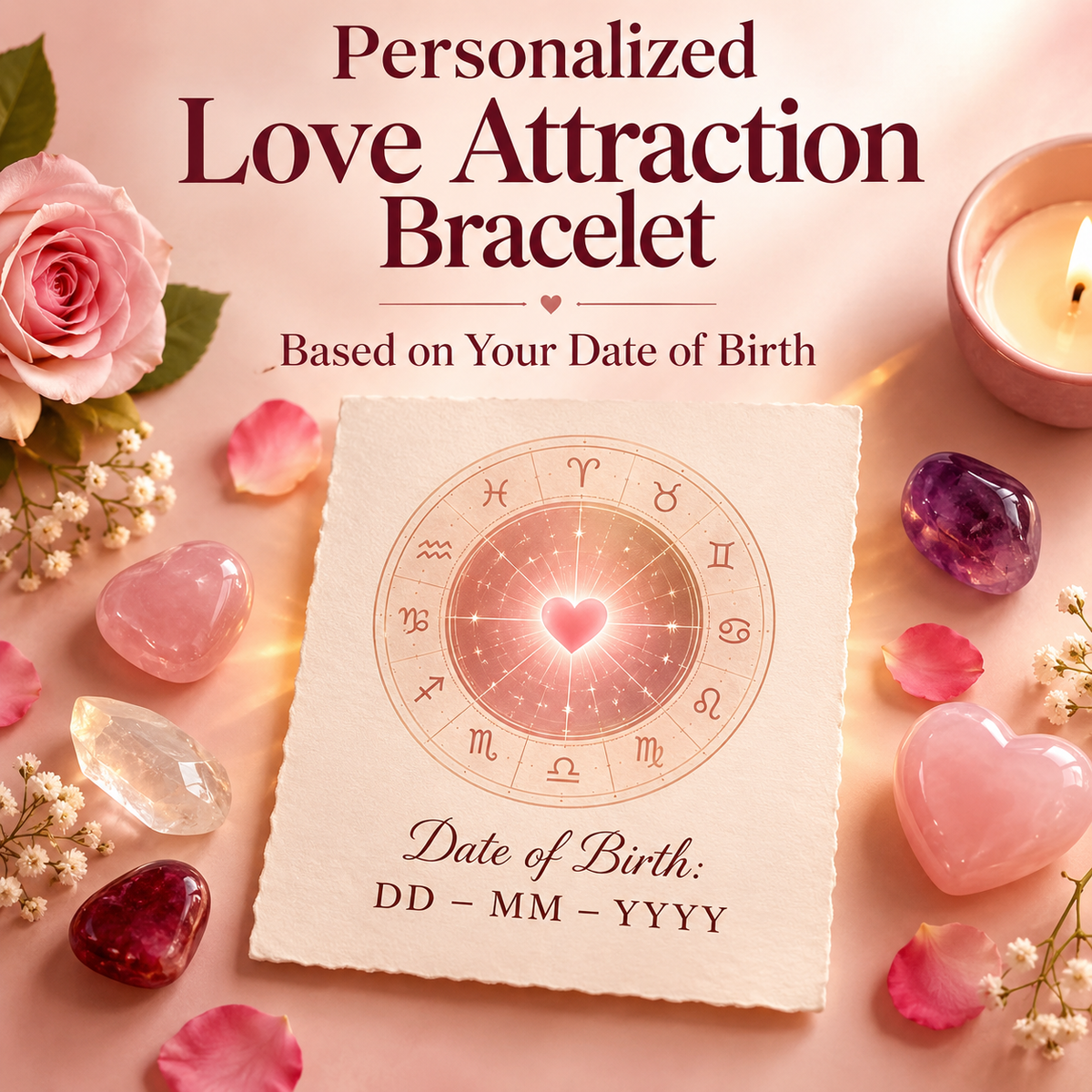 Love Attraction Bracelet Based on Date of Birth