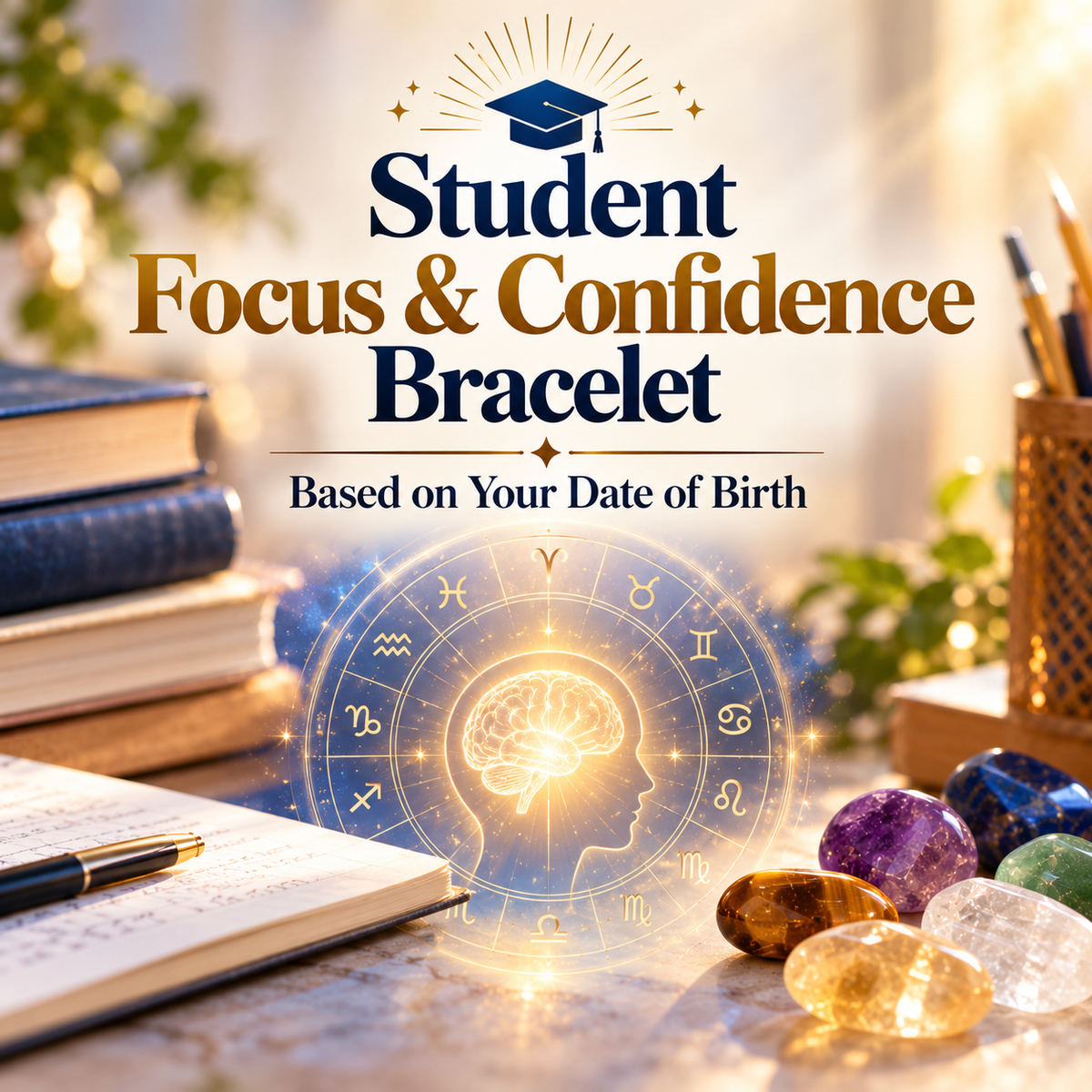 Student Focus & Confidence Bracelet Based on Date of Birth